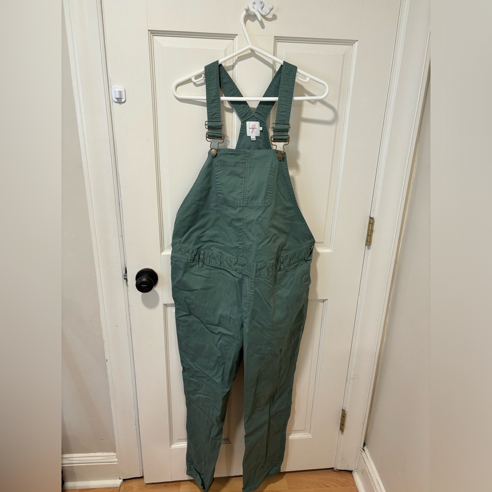 The Nines by Hatch Green Overalls - Size L Maternity